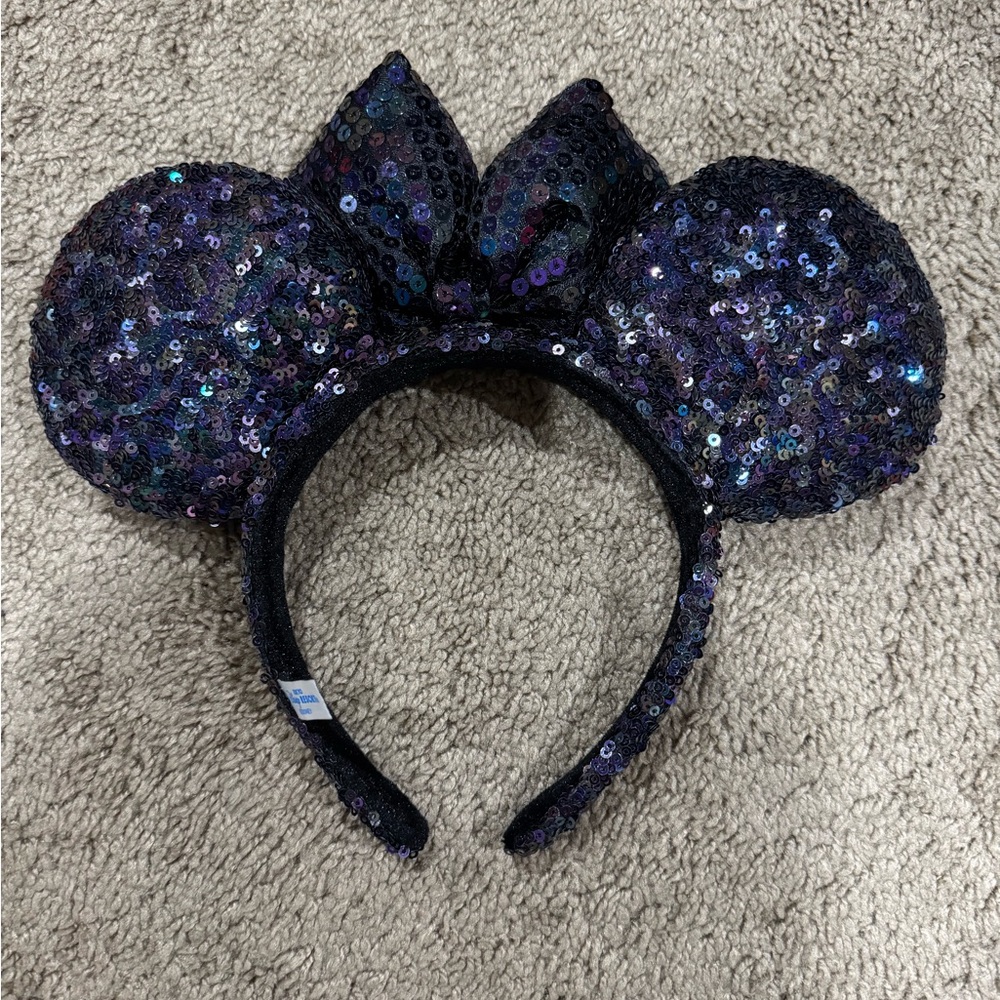 Tokyo Disney Oil Slick Sequin Minnie Ears - Picture 2 of 4